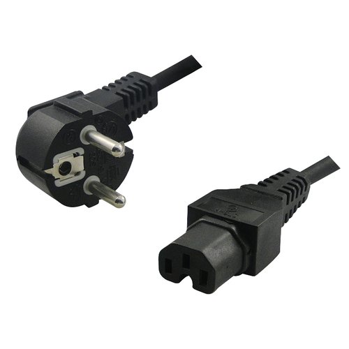 Product image: LogiLink CP105 power cable Black 2 m CEE 7/7 C15 coupler