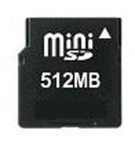 Fujitsu Mini SecureDigital 512MB
