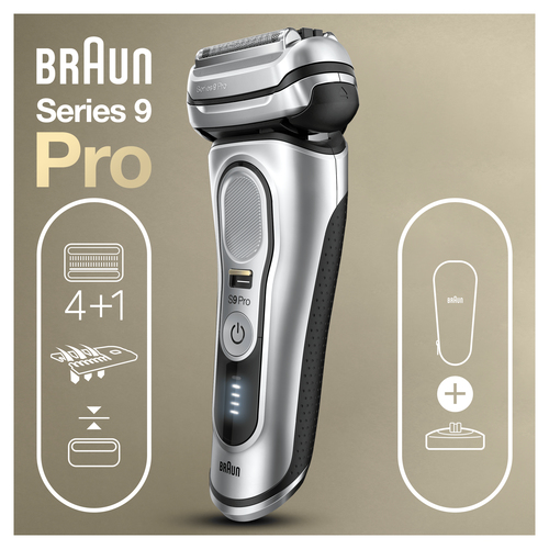Braun Series 9 Pro 81747588 бритва для мужчин Сеточная бритва Триммер Серебристый