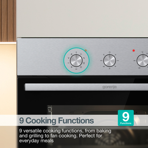 Gorenje BO6727E03NX Built In Electric Single Oven - Stainless Steel – image 7
