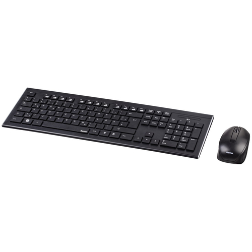 Hama 19182664 keyboard Mouse included Universal RF Wireless Black