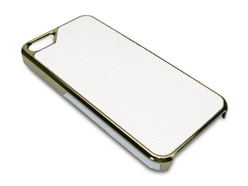 Sandberg Cover iPh 5/5S White skin + Gold