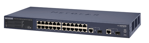 NETGEAR ProSafe 24-Port 10/100 Smart Switch + 2 Gigabit Ports & PoE