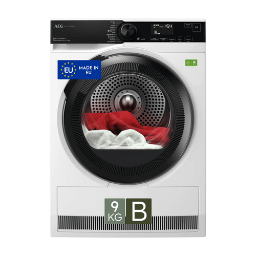 AEG Series 8000 XTR8HBGH9B tumble dryer Freestanding Front-load