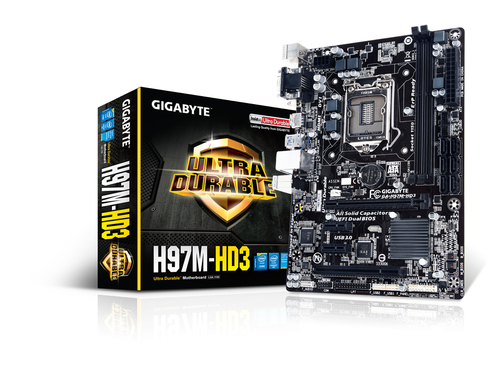 GIGABYTE GA-H97M-HD3 motherboard Intel® H97 LGA 1150 (Socket H3) micro ATX