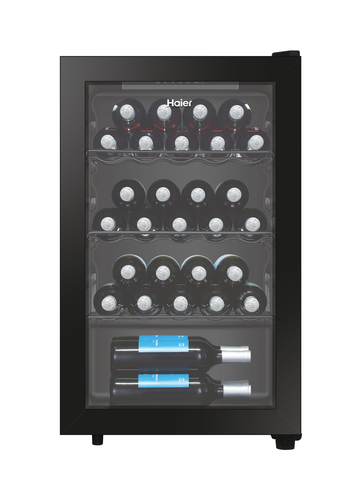 Haier Wine Bank 50 Series 3 HWS31GGE Compressor wine cooler Freestanding Black 31 bottle(s) – image 1