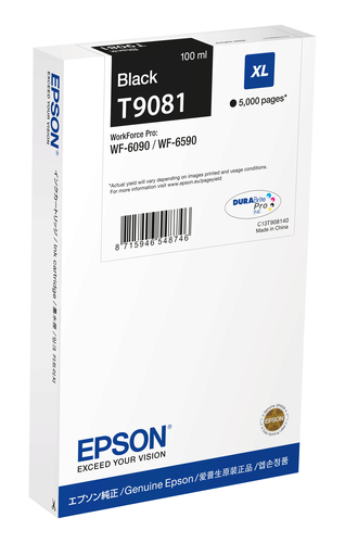 Epson WF-6xxx Ink Cartridge Black XL