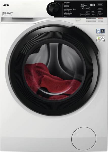 AEG LWR7G65693 стирально-сушильная машина Отдельно стоящий Фронтальная загрузка Белый