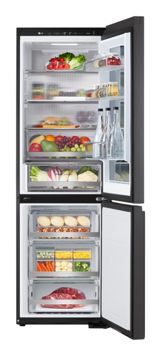 LG InstaView GBG5160CEV Smart 60/40 Fridge Freezer - Essence Black Steel, Black - image 3