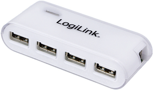 LogiLink UA0086 interface hub 480 Mbit/s White