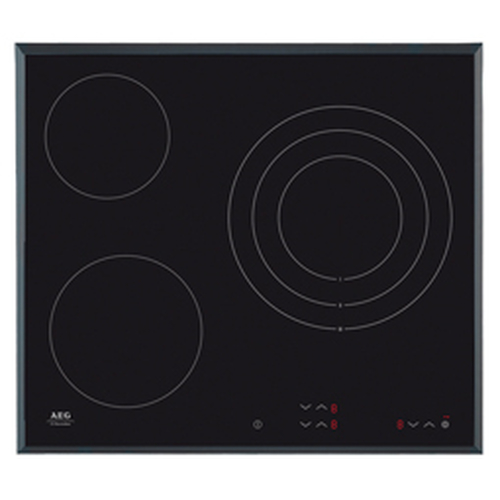 AEG 64130-KF-n Black Built-in Ceramic hob 3 zone(s)