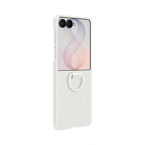 Samsung Galaxy Z Flip8 Silicone Ring Magnet Case - Cream – Foto 5 von 5