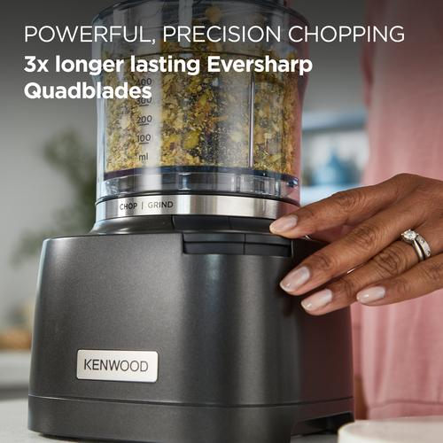 Kenwood DuoPrep 2-in-1 CHP80.00BK 800 Watt Chopper - Silver - image 3