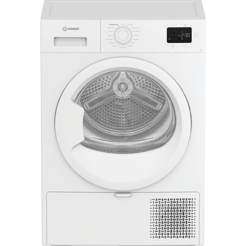 Indesit C Ysd 83D WW UK 8Kg Heat Pump Tumble Dryer - White - A++ Rated, White - image 3