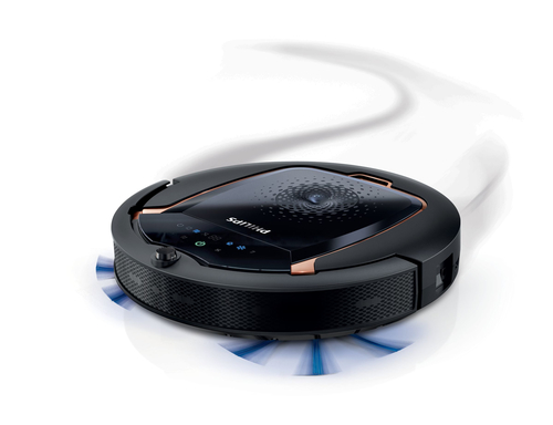 Philips SmartPro Active FC8820/81 robot vacuum Blue, Copper
