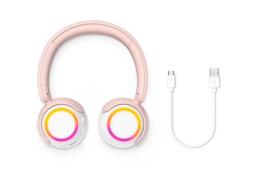 Philips TAK4200 Headset Wired & Wireless Head-band Calls/Music Bluetooth Pink, White – image 4
