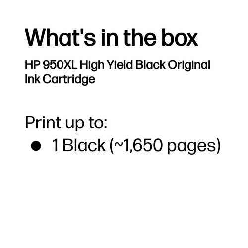 HP 950XL High Yield Black Original Ink Cartridge (CN045AE) - image 3