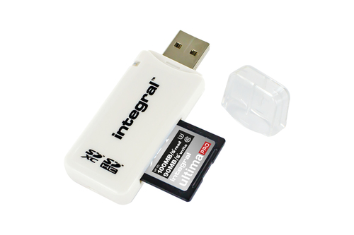 Integral USB 2.0 CARD READER SINGLE SLOT SD ETAIL