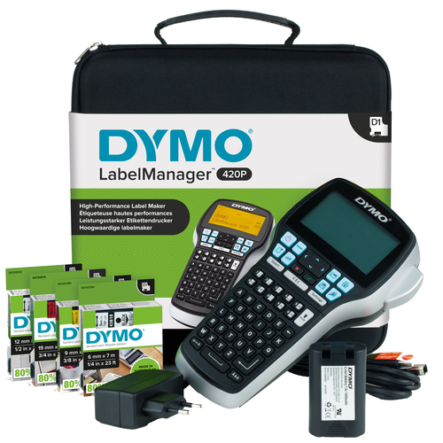DYMO LabelManager 420P ABC-keyboard im praktischen Koffer