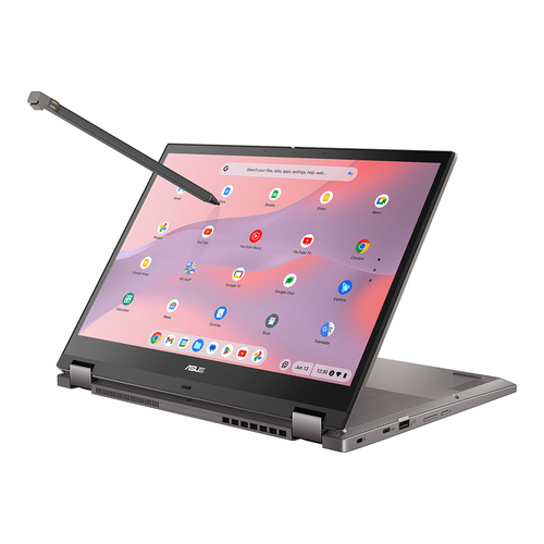 ASUS Chromebook CX34 Flip CB3401FBA-LZ0099 Intel® Core™ i3 i3-1215U Хромбук 35,6 cm (14") Сенсорный экран WUXGA 8 GB LPDDR4x-SDRAM 256 GB Твердотельный накопитель (SSD) Wi-Fi 6E (802.11ax) ChromeOS Серый