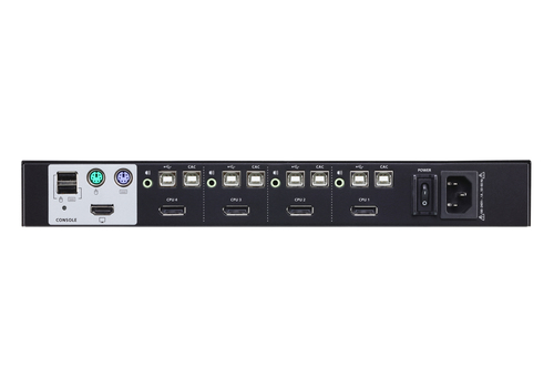 ATEN CS1184DP-AT-U KVM switch Rack mounting Black – image 3