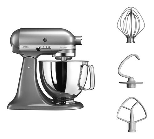 KitchenAid Artisan Mixer 5KSM125 Contourzilver, afbeelding 2
