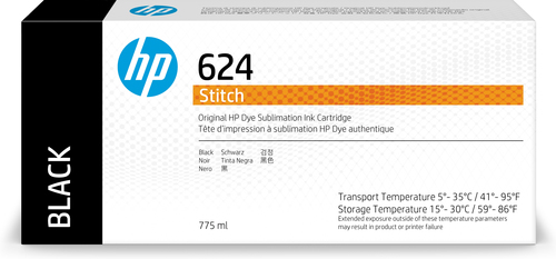 INK CARTRIDGE - BLACK - 775 ML - HP THERMAL INKJET - HP STITCH S300 PRINTER