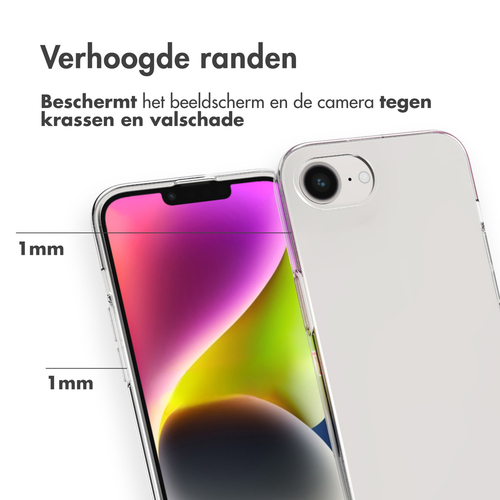 Accezz Clear Backcover iPhone SE 4 - Transparant, afbeelding 3