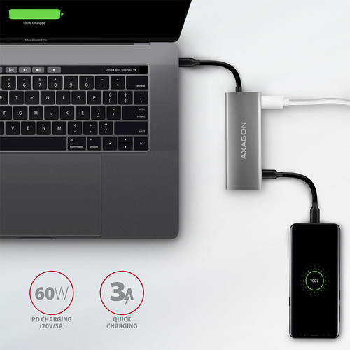 AXAGON HMC-5G2 SPEEDSTER 5H - Dockingstation - USB-C 32 Gen 2  Thunderbolt 3 - HDMI – Foto 8 von 10