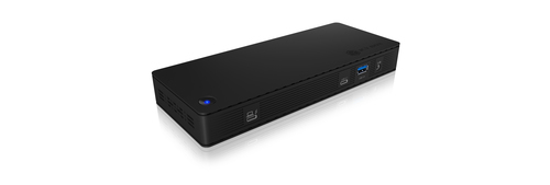 ICY BOX IB-DK2512-TB3 Проводная Thunderbolt 3 Черный