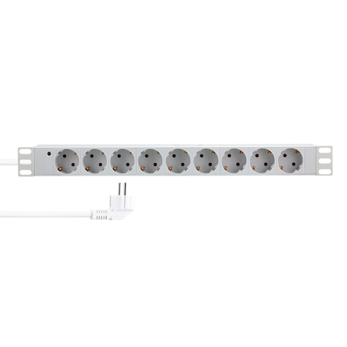 Product image: LogiLink PDU9C05 surge protector Light grey 9 AC outlet(s) 230 V 2 m