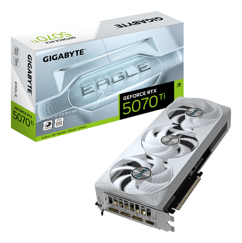 Gigabyte GeForce Rtx 5070 Ti Eagle Ice Sff 16GB OC Graphics Card - White - image 1