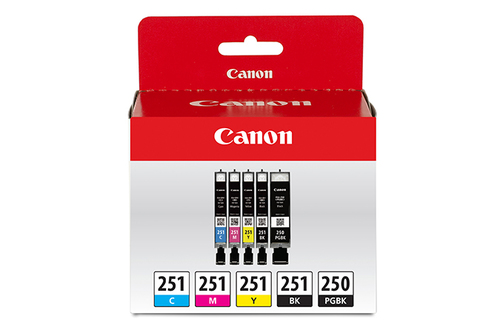 Canon PGI-250 ink cartridge 5 pc(s) Original Standard Yield Black, Cyan, Magenta, Yellow