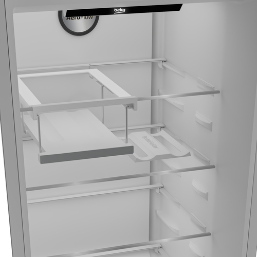 Beko HarvestFresh™ LNP5686LDVPS 186cm Fridge - Stainless Steel Effect - D Rated, Stainless Steel - image 5