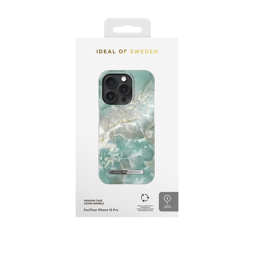 iDeal of Sweden Printed Case MagSafe iPhone 15 Pro Azura Marble – image 3