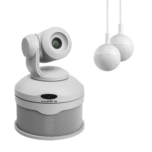 Vaddio ConferenceSHOT AV Video Conferencing Camera - 2.1 Megapixel - 60 fps - White - USB 3.0 - 2.4 99999950200W вебкамера Белый