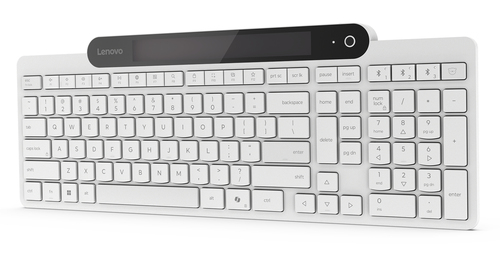 Lenovo 800 Self-Charging Bluetooth Toetsenbord QWERTY Wit, afbeelding 2