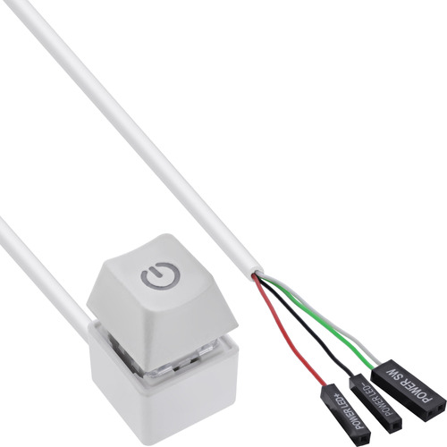 Product image: InLine 59910W computer case part Universal Push-button