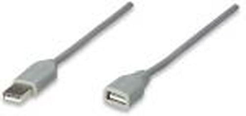 Manhattan 317238 cable USB 3 m USB A Gris imagen 1