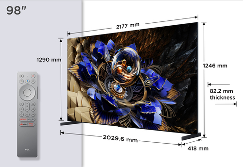 TCL 98X11K TV 2.49 m (98") 4K Ultra HD Smart TV Wi-Fi Black 6500 cd/m² – image 4