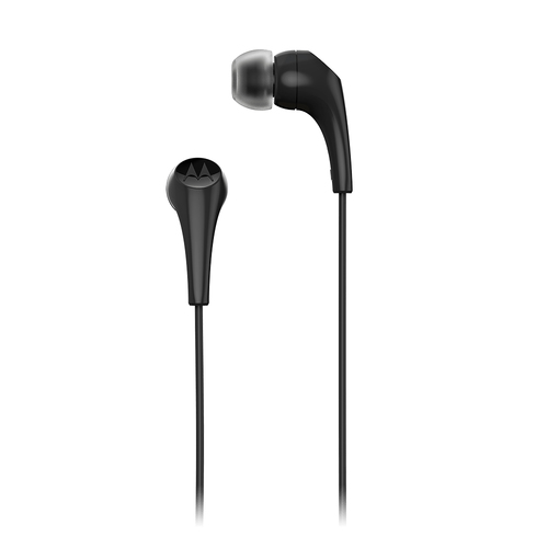 Motorola Earbuds 2-S Гарнитура Проводная Вкладыши Calls/Music Черный