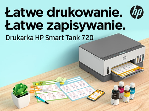 Urządzenie wielofunkcyjne HP Smart Tank 720 All-in-One USB Wi-Fi