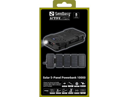 Sandberg Solar 5-Panel Powerbank 10000, afbeelding 10