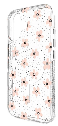 ZAGG Milan Daisies чехол для мобильного телефона 16 cm (6.3") Крышка Розовый, Прозрачный