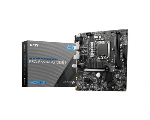 MSI PRO B660M-G DDR4 материнская плата Intel B660 LGA 1700 Микро ATX