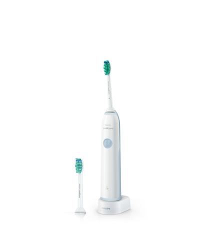 Philips Sonicare CleanCare 1 mode 2 brush heads Sonic electric toothbrush