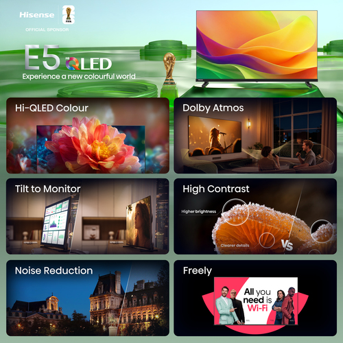 Hisense 40E5STUK TV 101.6 cm (40") Full HD Smart TV Wi-Fi Black – image 2