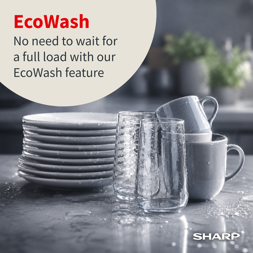 Sharp QW-NA1FF45D6W-EN dishwasher 16 place settings – image 8
