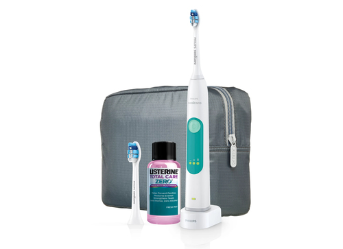 Philips Sonicare 3 Series gum health HX6632/18 electric toothbrush Adult Sonic toothbrush Green, White