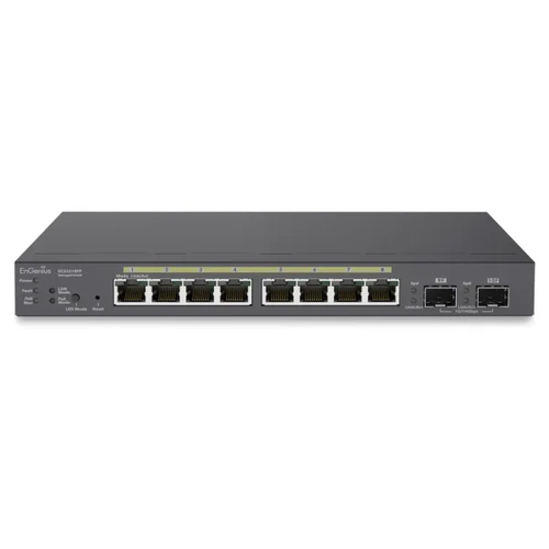 EnGenius ECS2310FP сетевой коммутатор Управляемый L2+ 2.5G Ethernet (100/1000/2500) Питание по Ethernet (PoE) Настольный Черный